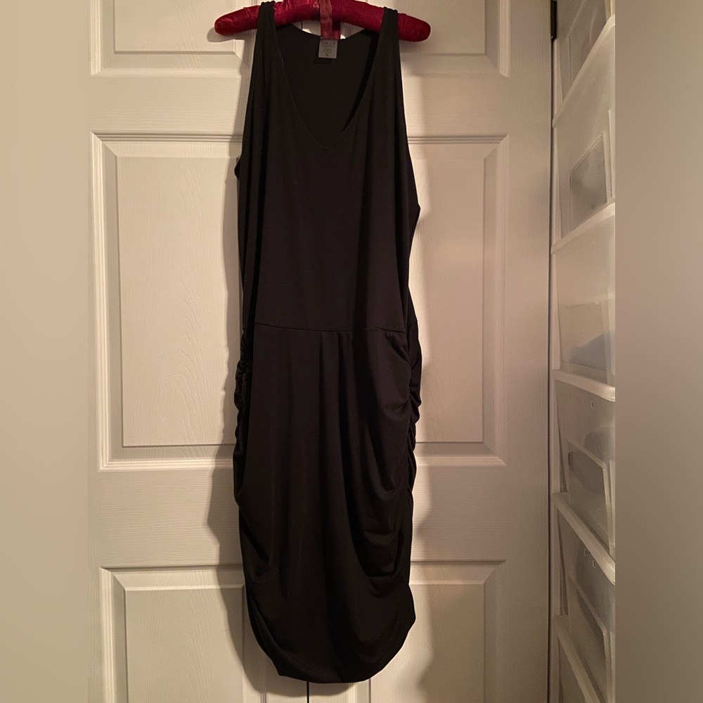 CALIA by Carrie Underwood Black V-Neck Tank Dress